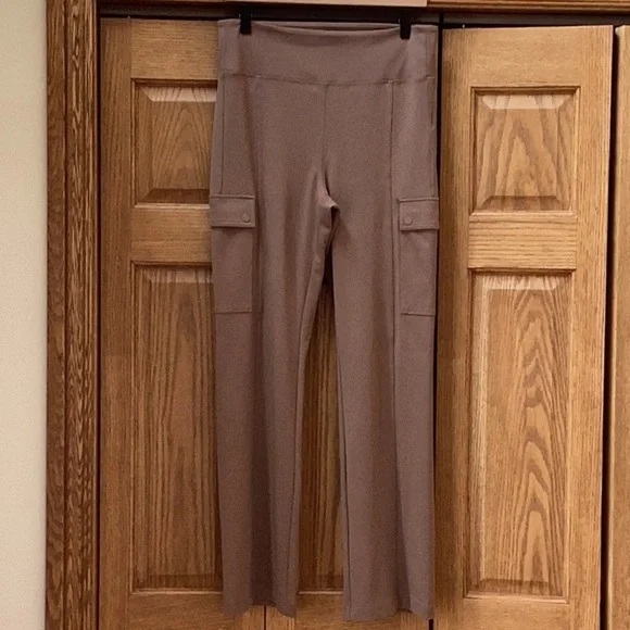 Athleta Delancey Straight Cargo Pants in Rustic Beige - Picture 3 of 16